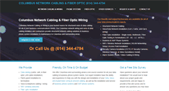 Desktop Screenshot of columbusnetworkcabling.com