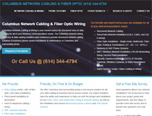 Tablet Screenshot of columbusnetworkcabling.com